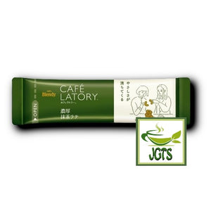 AGF Blendy Cafe Latory Matcha Latte 6 Sticks - individually wrapped stick type