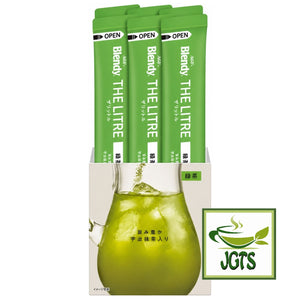 AGF Blendy The Litre Green Tea - Green tea pitcher - Green tea opened box