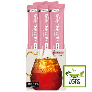 AGF Blendy The Litre Peach Tea - Peach opened box