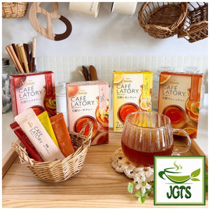 (AGF) - Blendy Cafe Latory Peach Tea - Blendy fruit tea collection