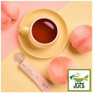 (AGF) - Blendy Cafe Latory Peach Tea - Brewed in cup with open stick