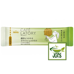 (AGF) - Blendy Cafe Latory Rich Pistachio White Chocolate Latte - Individually wrapped stick type