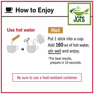 (AGF) - Blendy Cafe Latory Rich Strawberry White Chocolate Latte - How to brew hot or cold (E)