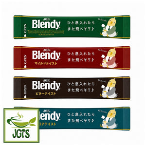 (AGF) - Blendy Stick Black Assortment - Individually wrapped single serving sticks