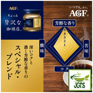 (AGF) - Luxurious Coffee Shop Special Blend Instant Coffee (Jar) - Flavor graph (J)