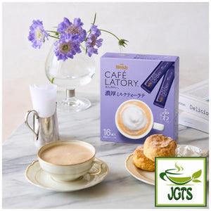 (AGF) . Blendy Cafe Latory Rich Milk Tea Latte 16 Sticks - served with breakfast