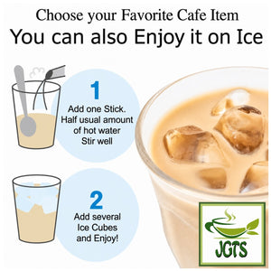 (AGF) . Blendy Melty Honey Black Tea Au Lait - How to make cafe au lait over ice