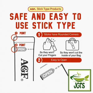(AGF) . Blendy Melty Honey Black Tea Au Lait - Safe and Easy Open Stick