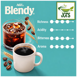 (AGF) Blendy Barley and Coffee Instant Coffee Sticks - Flavor chart (E)