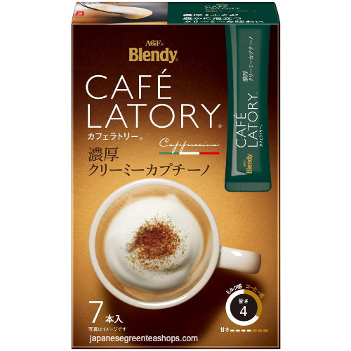 (AGF) Blendy Cafe Latory Rich Creamy Cappuccino Latte 7 Sticks