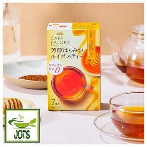 (AGF) Blendy Cafe Latory Rich Honey Rooibos Tea box and cup