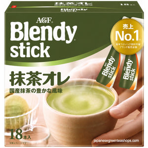 (AGF) Blendy Matcha Au Lait 18 Sticks