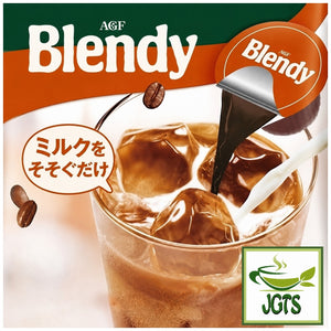 (AGF) Blendy Potion Coffee Caramel Ole - Pour caramel base in milk