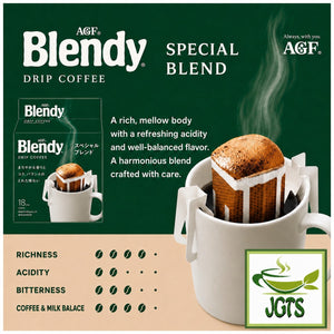 (AGF) Blendy Special Blend Drip Coffee (18 Pack) - Flavor chart (E)