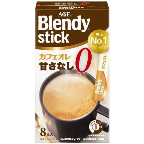 (AGF) Blendy Stick Cafe Au Lait (No Sugar) Instant Coffee 8 Sticks