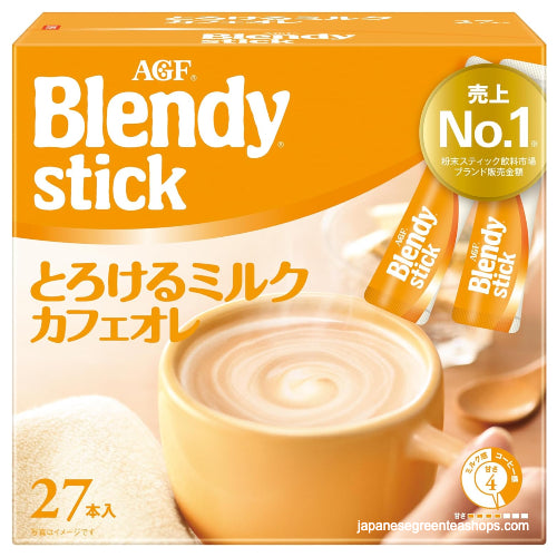 (AGF) Blendy Stick Melted Milk Cafe Au Lait Instant Coffee