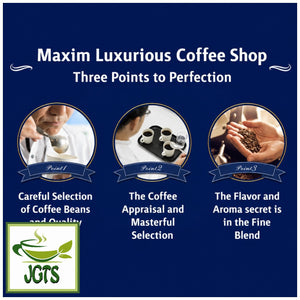 (AGF) Maxim Luxurious Coffee Shop Special Blend Instant Coffee - Three Points to Perfection
