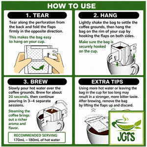 (AVANCE) - Cafe Lab Kilimanjaro Blend - Instructions to drip brew (E)
