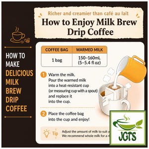 (AVANCE) - Cafe Lab Kilimanjaro Blend - Instructions to make cafe au lait (E)