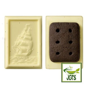 Bourbon Alfort Mini Chocolate Vanilla White - White chocolate cocoa biscuits