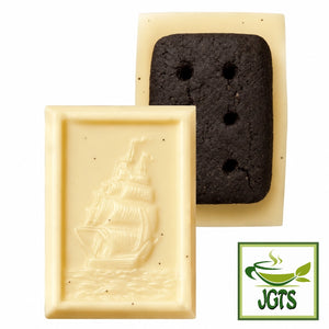 (Bourbon) Alfort Mini Chocolate Vanilla White - Cocoa biscuits with white chocolate