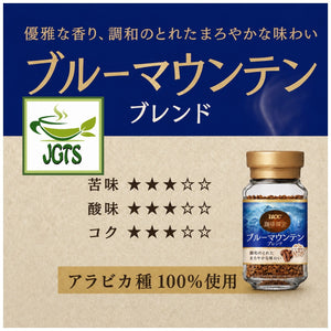 Coffee Exploration Blue Mountain Blend Instant Coffee (Jar) - Flavor chart