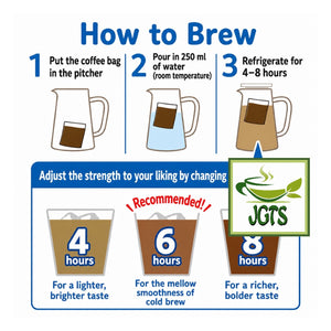 Doutor Direct Fire Roasted Cold Brew Coffee - Instructions to cold brew (E)