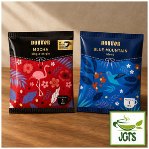 Doutor Two Flavor Drip Coffee - two Individually wrapped single serving drip coffee packets