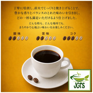 (Doutor) Direct Fire Roasted (Umai) Ground Coffee - Coffee flavor chart (JPN)