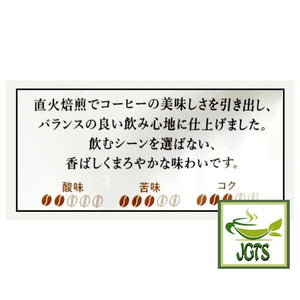 (Doutor) Direct Fire Roasted (Umai) Ground Coffee - Flavor chart