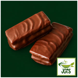 Glico Bitte Matcha Chocolate - Two uji matcha cookies