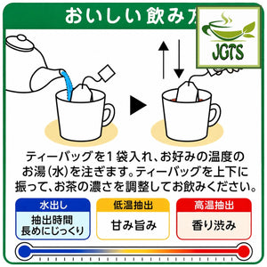 Harada Yabukita Blend Tokuyo Genmaicha with Matcha - Instructions to brew (J)