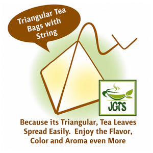 (ITO EN) Roasted Green Tea (Houjicha) Premium Tea Bags 20 Pack -Triangle Tea Bags