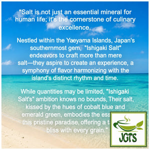 Ishigaki Salt (Okinawa) - 100% seawater from Nagura Bay, Okinawa Prefecture