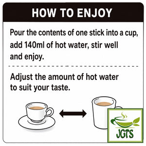 Key Coffee Cafe Mocha Luxury Tailoring Instant Coffee - Directions how to make key cafe au lait (E)
