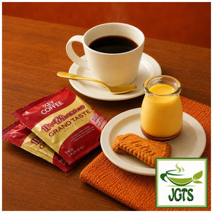 Key Coffee Grand Taste Mocha Blend Drip Coffee - Brewed in a cup served with a snack