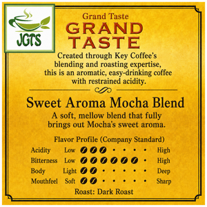 Key Coffee Grand Taste Mocha Blend Drip Coffee - Coffee flavor chart (E)