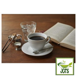 Key Coffee KEY DOORS Blue Mountain Blend (VP) Ground Coffee - Brewed in white cup