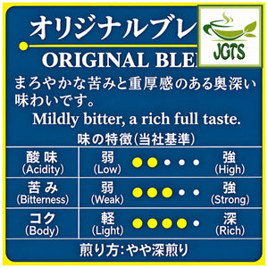 Key Coffee Kyoto Inoda Coffee Original Blend Ground Coffee - Coffee flavor chart