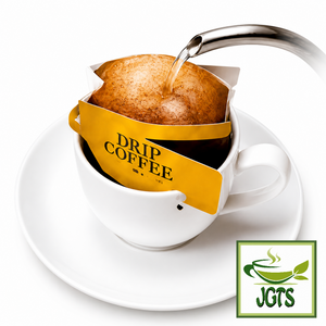 Key Coffee Organically Grown Rich Blend Coffee - Drip filter on cup