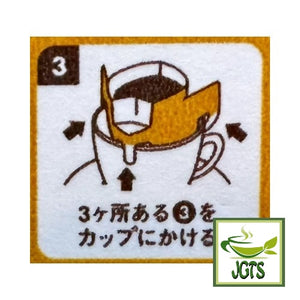 Key Coffee Organically Grown Rich Blend Coffee - Instructions to drip brew in cup 003