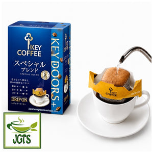 (Key Coffee) - KEY DOORS Drip On Special Blend - Drip on coffee filter on cup brewed