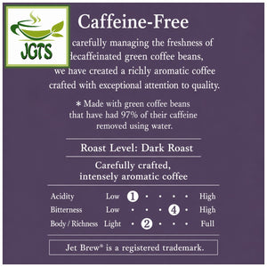 (Key Coffee) - KEY DOORS JET BREW Decaffeinated Blend Drip Coffee - Flavor chart (E)