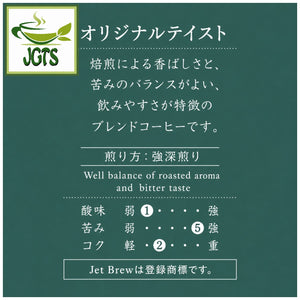 (Key Coffee) - KEY DOORS JET BREW Original Blend Drip Coffee - Flavor chart