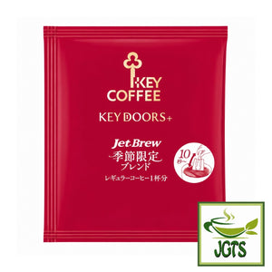 (Key Coffee) - KEY DOORS JET BREW Seasonal Blend Drip Coffee - Individually wrapped single serving filter packet