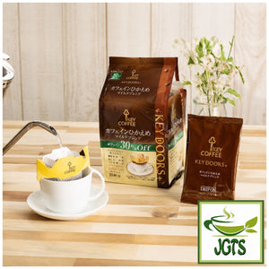 (Key Coffee) KEY DOORS Drip On Low Caffeine Mild Blend - Package single serving drip in cup