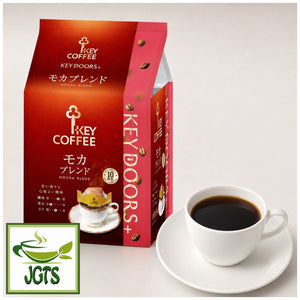 Key Coffee+ KEY DOORS+ Drip On Mocha Blend - Drip brewed in cup and package