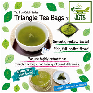 Kunitaro Kakegawacha with Matcha Tea Bags - Triangle tea bags (E)