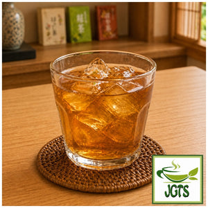 Kunitaro Rich Aromatic Roasted Green Tea Bags (Value Pack) - served cold over ice