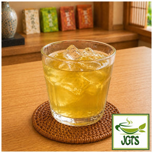 (Kunitaro) Fragrant Brown Rice Tea Bags - served over ice